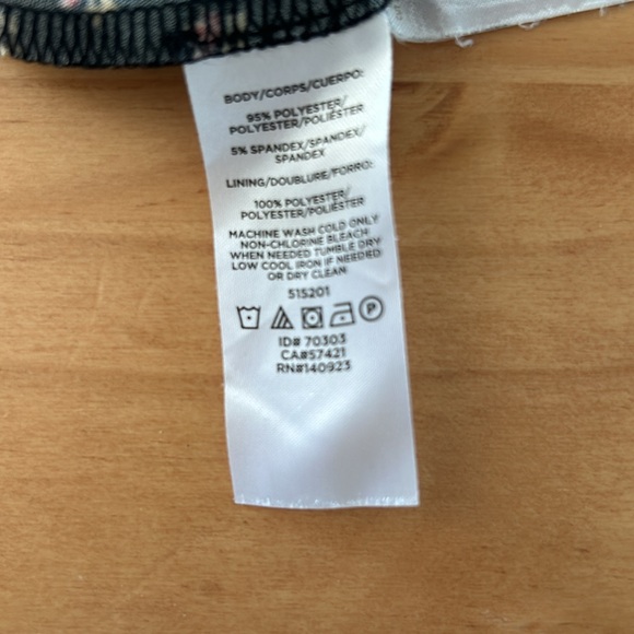 Loft Plus Size 16 Flared Printed Dress - Picture 6 of 7